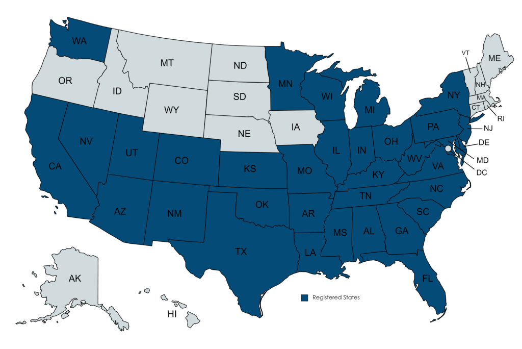 Perform work in most states